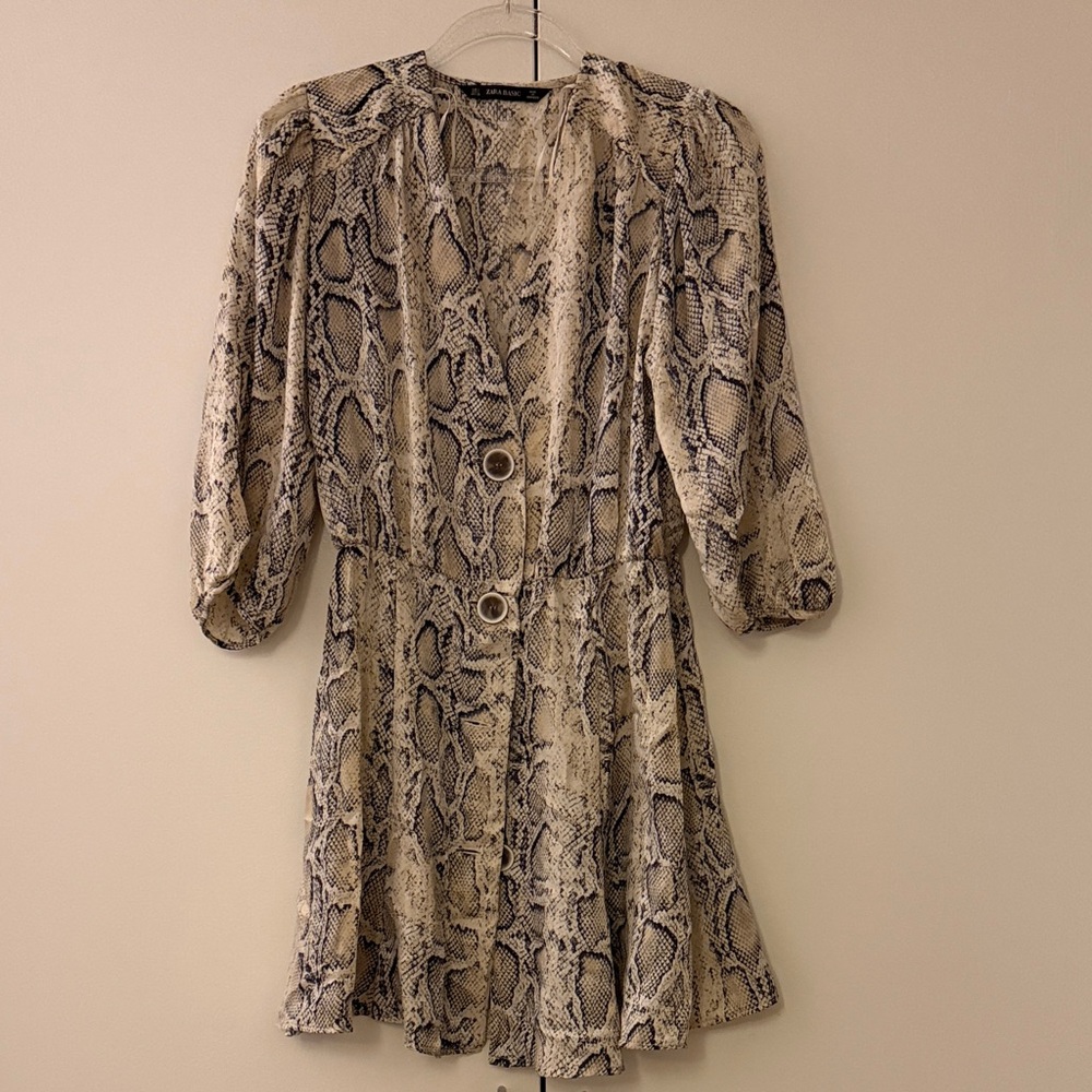 Zara Snake Print Women's Dress